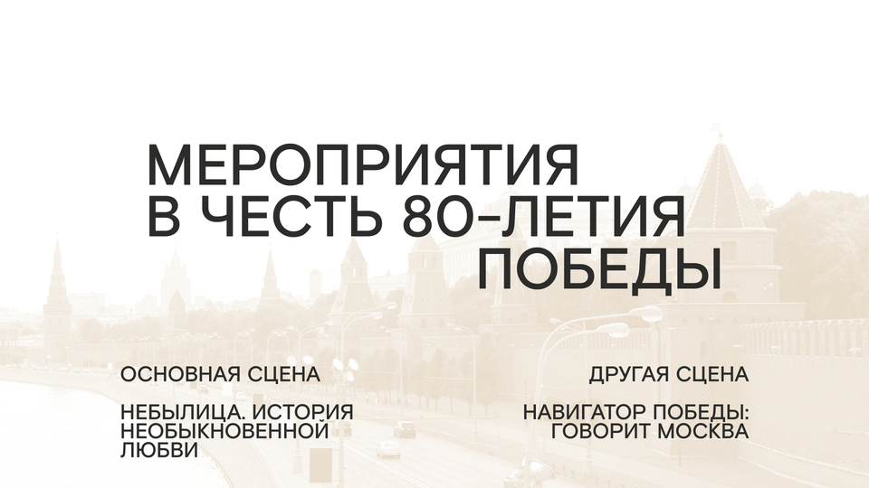 Афиша «80-летие Великой Победы»